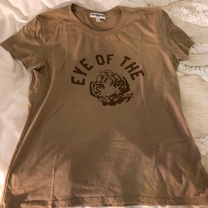 Tan graphic t-shirt